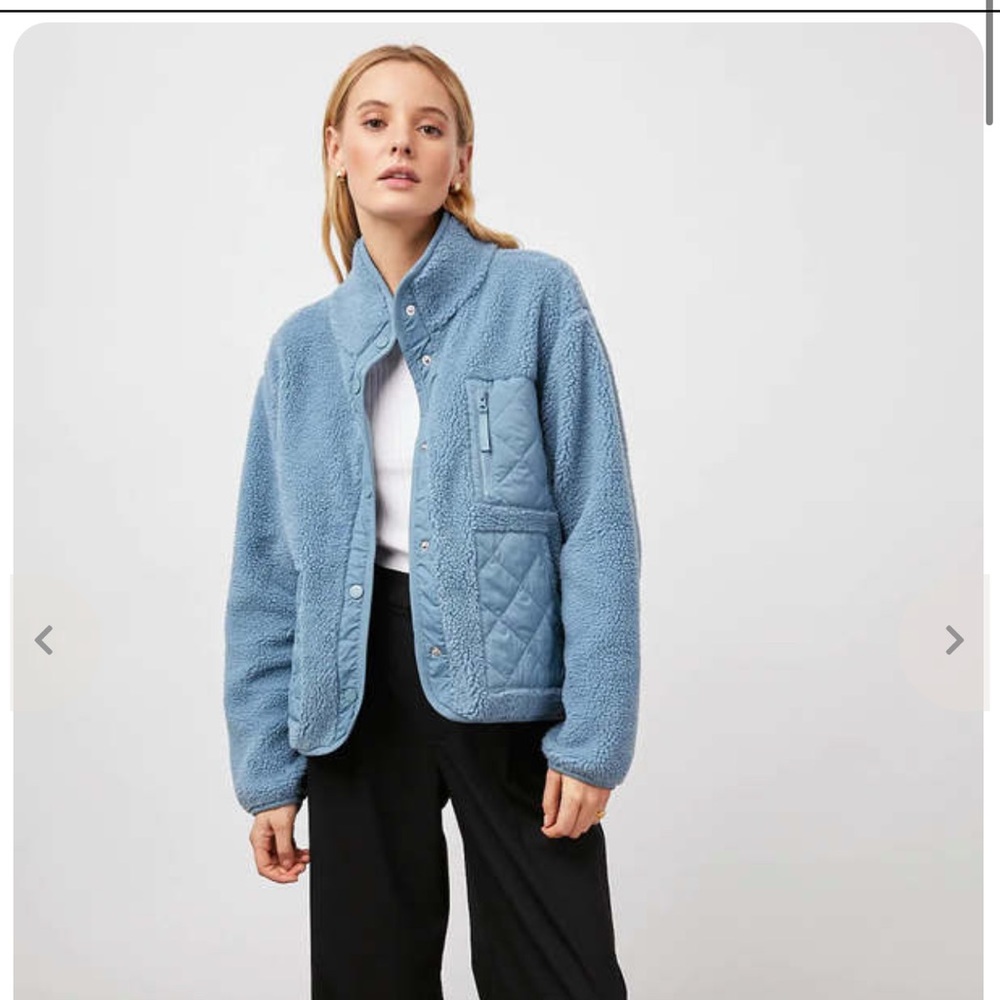 Rails Blue Teddy Jacket
